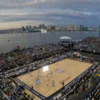 Outdoors Basketball Stadium