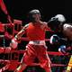 Two Boxers fighting in the ring