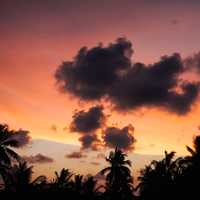 Clouds at Dusk in Unawatuna, Sri Lanka