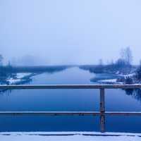 Blue Morning Over the Water