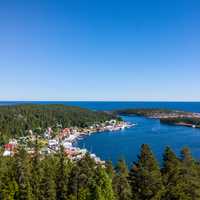 Ulvö Harbour, Höga kusten, Sweden landscape