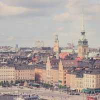 A great cityscape of Stockholm, Sweden