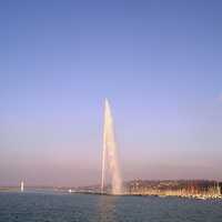 Fountain on Lake Geneva