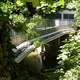 Bridge and river in Lancy in Switzerland