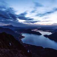 Emmetten, Switzerland landscape and overlook