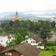 Panoramic landscape in Emmen, Switzerland