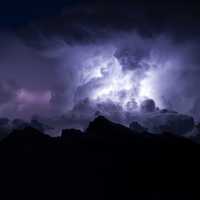 Storm Clouds and angry sky in Switzerland