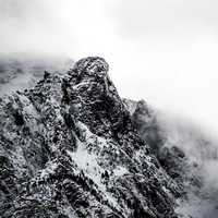 Mountain Peaks at Brig, Schweiz