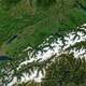 NASA Satellite image of the Swiss Alps