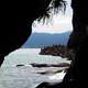 Looking from inside the cave in Taiwan