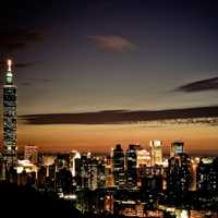 Night Skyline of Taipei, Taiwan