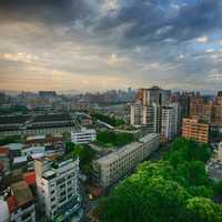 Taipei Urban Cityscape View