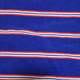 Blue with red and white stripes pattern