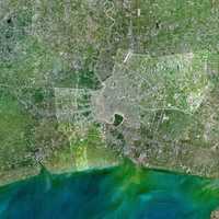 Satellite Image of Bangkok, Thailand