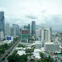 Skyline and City View of Bangkok, Thailand