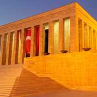 Mausoleum and tomb structure in Ankara, Turkey