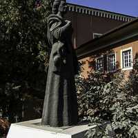 Statue of Leyla Gencer in Ankara, Turkey