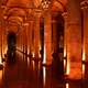 Basilica cistern in the Cathedral in Istanbul, Turkey