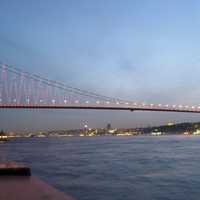Bosphorus Bridge in Istanbul, Turkey