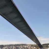 Bridge over the Golden Horn in Istanbul, Turkey