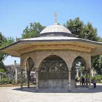 Fountain for ritual ablutions in Istanbul, Turkey