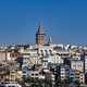 Galata Tower in Istanbul and city