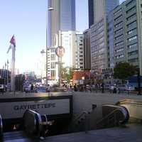 Gayrettepe station of Istanbul Metro, Turkey