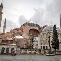 Hagia Sophia architecture in Istanbul, Turkey