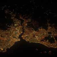 Satellite Image of Istanbul, Turkey