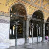 The Loge of the Empress in the Hagia Sophia in Istanbul, Turkey