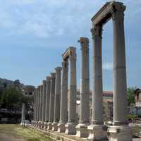 Agora of Smyrna Ancient Ruins in Izmir, Turkey