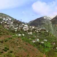 Artvin city from Mamacimla district around 1910, Turkey