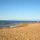 Beach and Mediterranean Sea landscape in Turkey