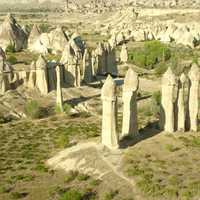 Landscape of Cappadocia in Turkey