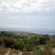 Landscape of the city and ocean in Samandag, Turkey