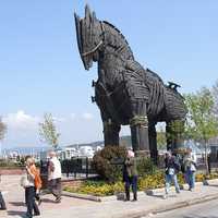 Trojan Horse Prop in Canakkale, Turkey