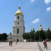 St. Sophia's bell tower in Kiev, Ukraine