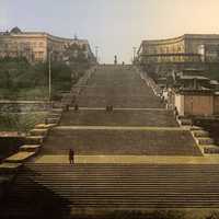 142-metre-long Potemkin Stairs in Odessa, Ukraine