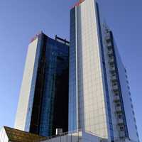 Sea Port Tower and skyscraper in Odessa, Ukraine