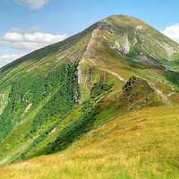Mountain landscape in Ukraine