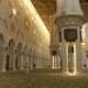 Inside the Abu Dhabi Mosque in United Arab Emirates - UAE