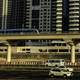 Dubai's Metro Red line in the United Arab Emirates - UAE