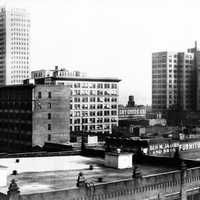 Black and White Skyline of Birmingham, Alabama