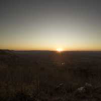 Scenic Sunset over the Hills, Cheaha State Park