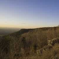 Sunset over the Forest and Hills at Cheaha State Park