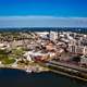 Birds-eye view of the cityscape of Montgomery, Alabama