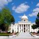 Frontal View of the Alabama State Capital in Montgomery