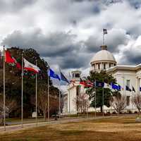 State Capital under the Clouds in Montgomery, Alabama