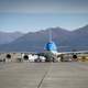 Air Force One in Anchorage Airport, Alaska