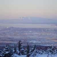 Anchorage from Glen Alps in Alaska